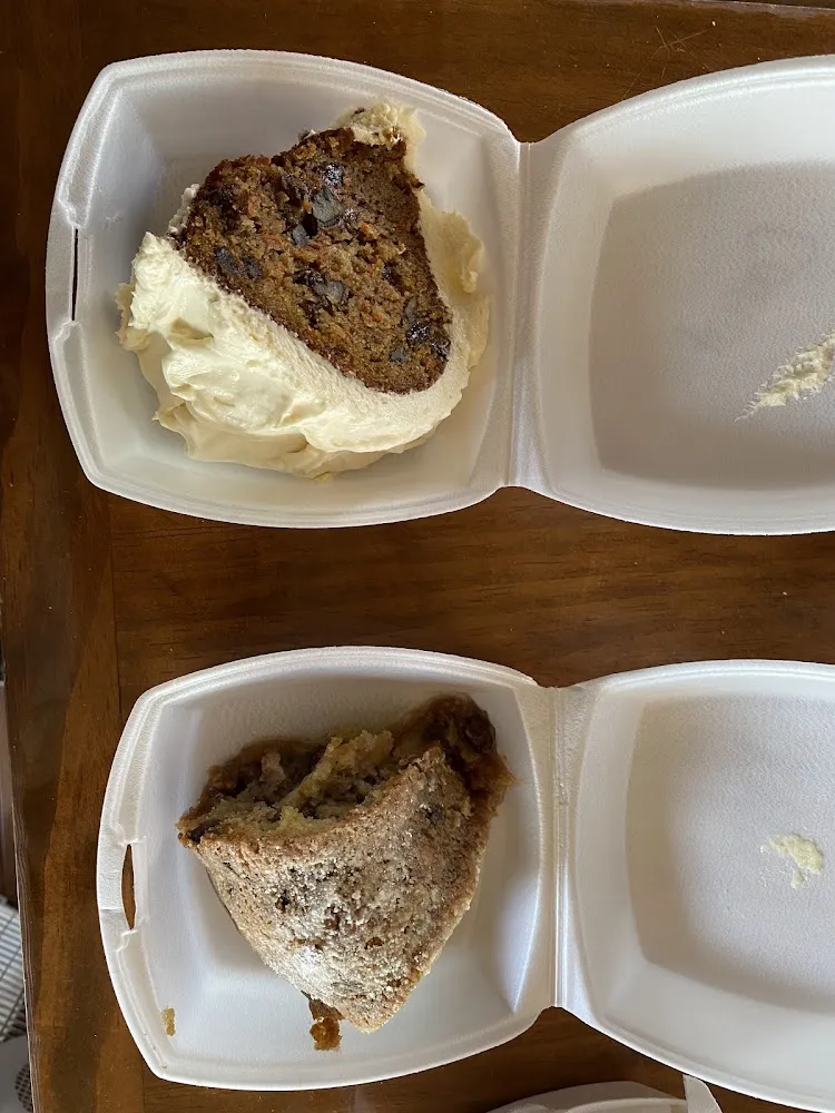 Baked Carrot Cake and Apple Rum Cake