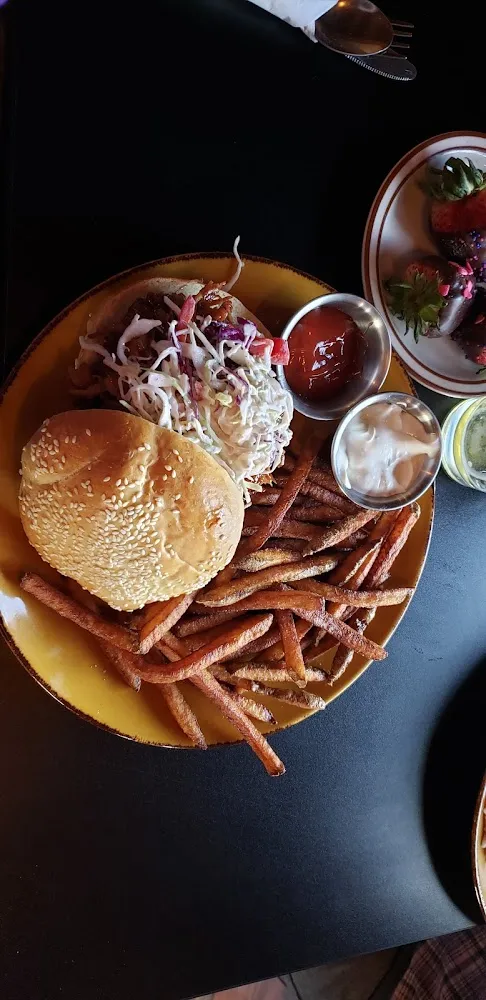 Pulled Pork with Huckleberry BBQ Sauce